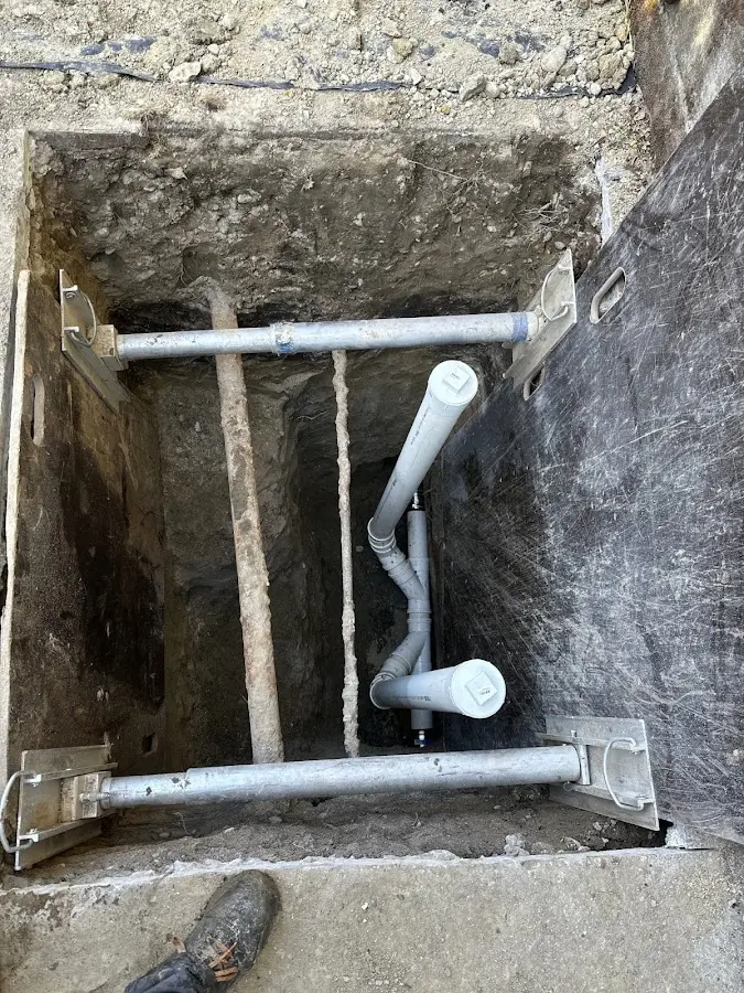 Experienced plumber completing Gas Line Repair work in New Square